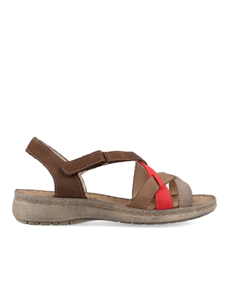 Sandalias piel Walk and Fly Sahara 3096 47610 para mujer