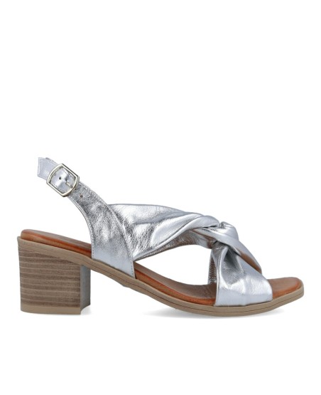 Women's silver sandals W & F  21-500