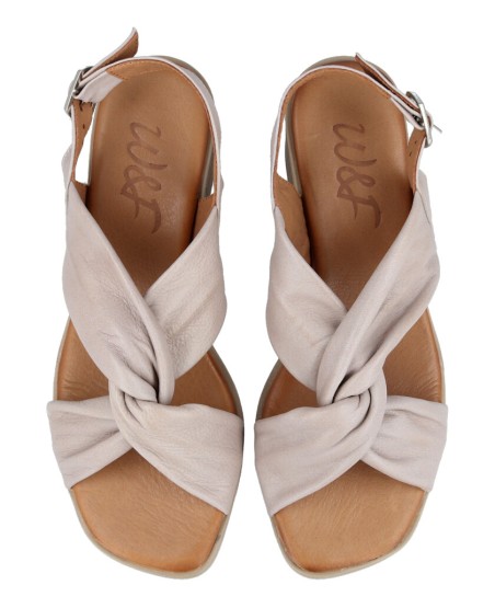 Sandalias de piel suave W&F Larios 21-500