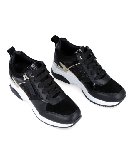 W&F Rivoli 6282-8 B4 black sneakers