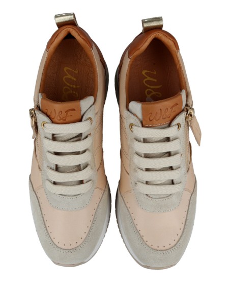 W&F Rivoli 6282-8 B4 Women's Wedge Sneakers