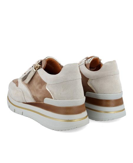 W&F Nimega women's beige sneakers SS24-11 B4