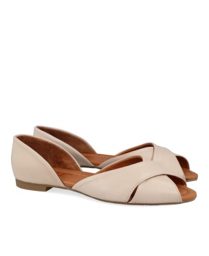 W&F C-1 OW A5 leather ballerina flats