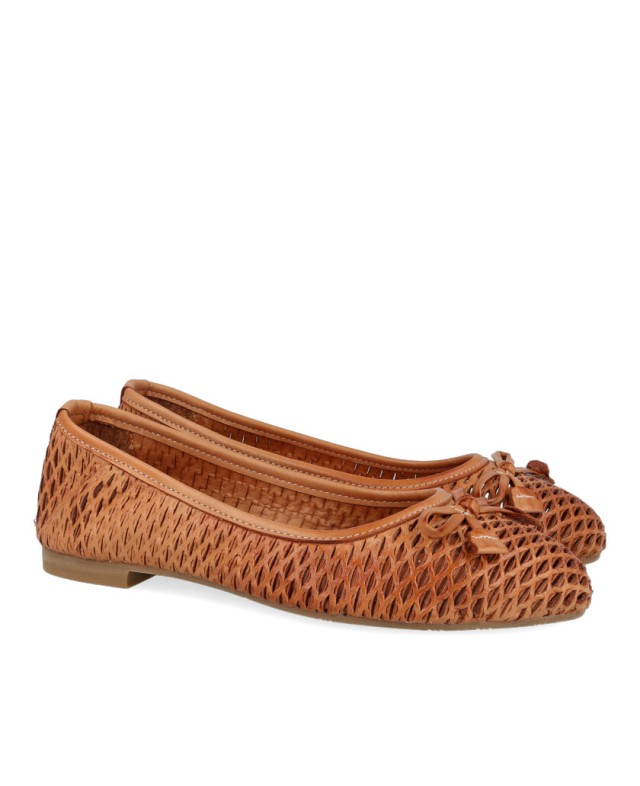 W&F C-2-Z C A5 braided ballerina flats