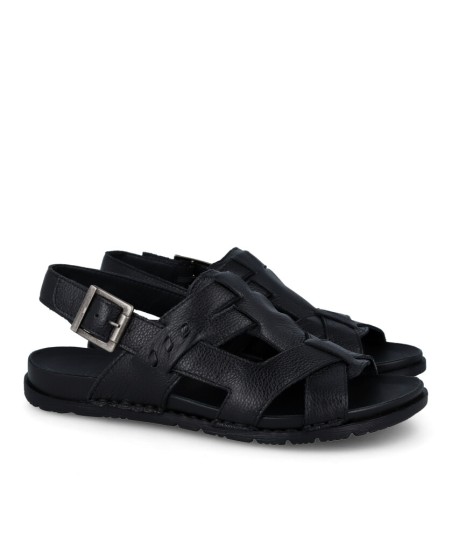 Sandalia negra Walk & Fly Brest 868 36510 A5