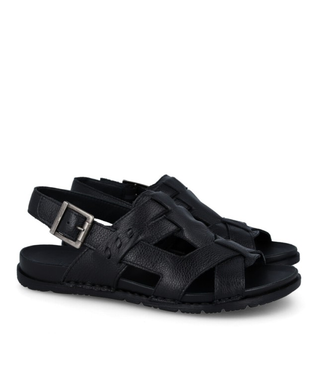 Sandalia negra Walk & Fly Brest 868 36510 A5 Sandalia negra Walk & Fly Brest 868 36510 A5