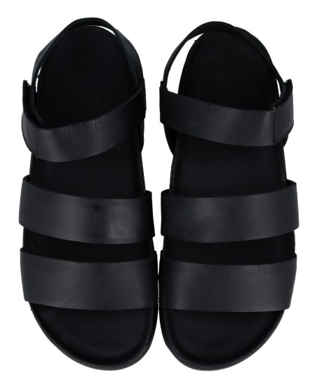 Sandalias negras Walk & Fly Newport 8385 51230