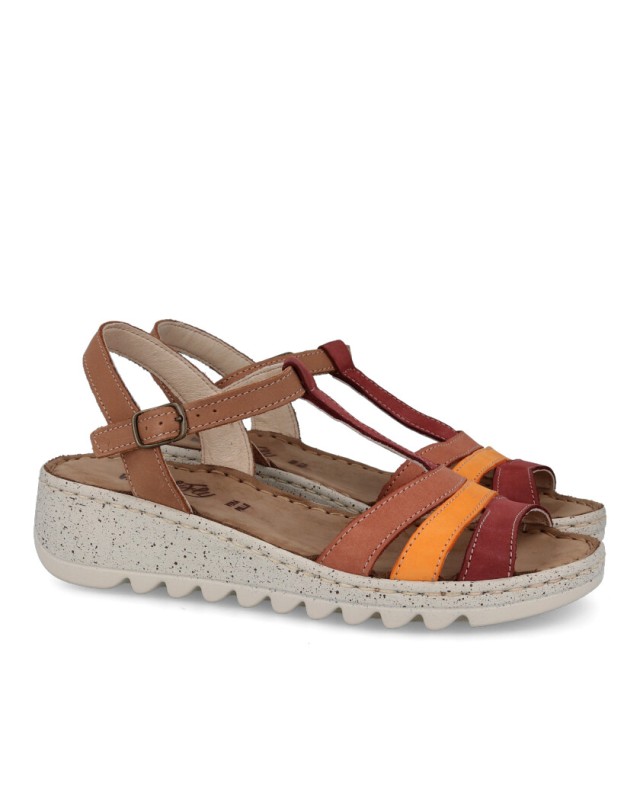 Walk & Fly Adra 9371 50680 Wedge Sandal Walk & Fly Adra 9371 50680 Wedge Sandal