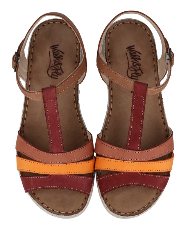 Sandalia con cuña Walk & Fly Adra 9371 50680 Sandalia con cuña Walk & Fly Adra 9371 50680