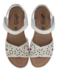 White sandals Walk & Fly Sabina 9371 50401 A5 White sandals Walk & Fly Sabina 9371 50401 A5