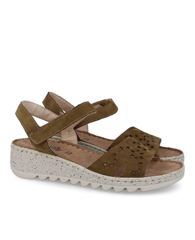 Sandalias troqueladas Walk & Fly Sabina 9371 50401 A5 Sandalias troqueladas Walk & Fly Sabina 9371 50401 A5