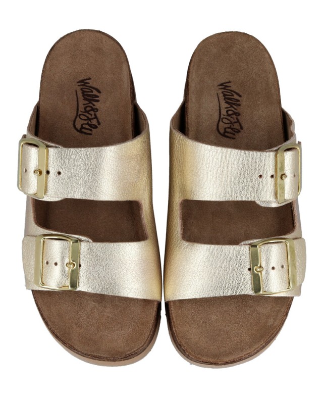 Walk & Fly Rimini 8331 50810 A5 golden sandals Walk & Fly Rimini 8331 50810 A5 golden sandals