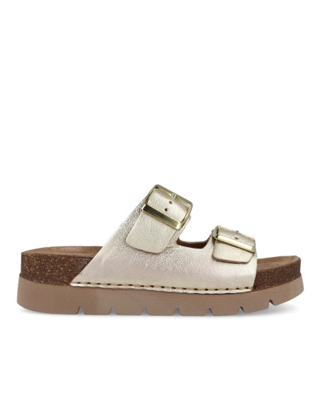 Walk & Fly Rimini 8331 50810 A5 golden sandals