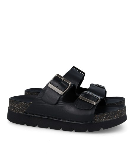 Sandalias negras Walk & Fly Rimini 8331 50810 A5