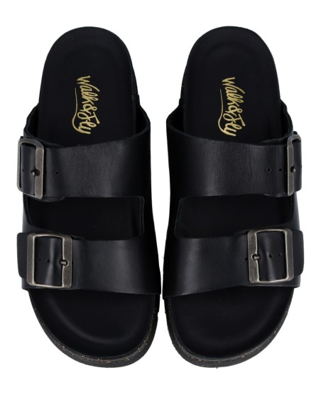 Sandalias negras Walk & Fly Rimini 8331 50810 A5