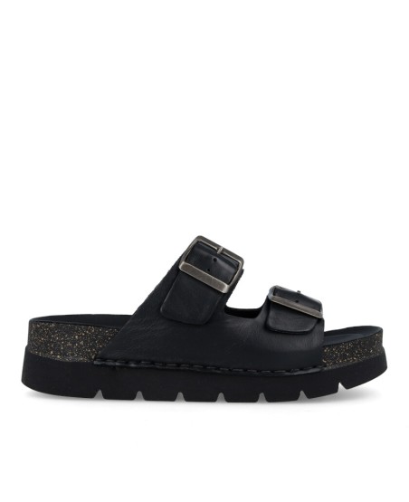 Sandalias negras Walk & Fly Rimini 8331 50810 A5