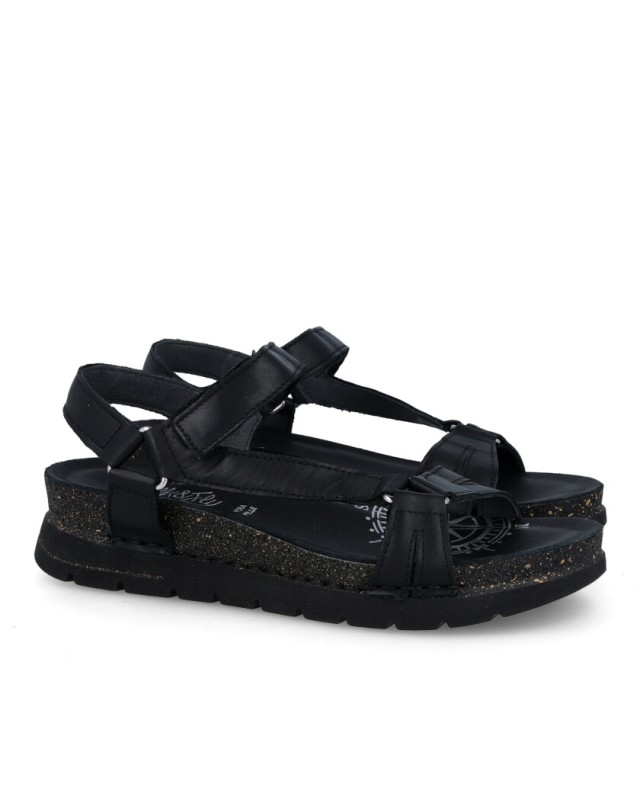 Black sandals Walk & Fly Miramare 8352 21620 A5