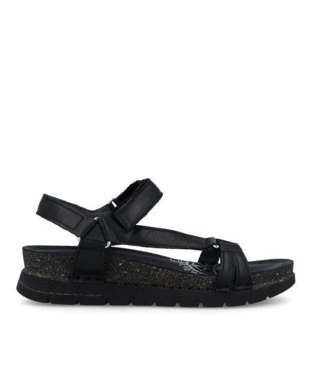 Sandalias negras Walk & Fly Miramare 8352 21620 A5