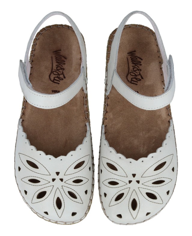 Sandalias blancas Walk & Fly Rijeka 7665 50422 A5 Sandalias blancas Walk & Fly Rijeka 7665 50422 A5