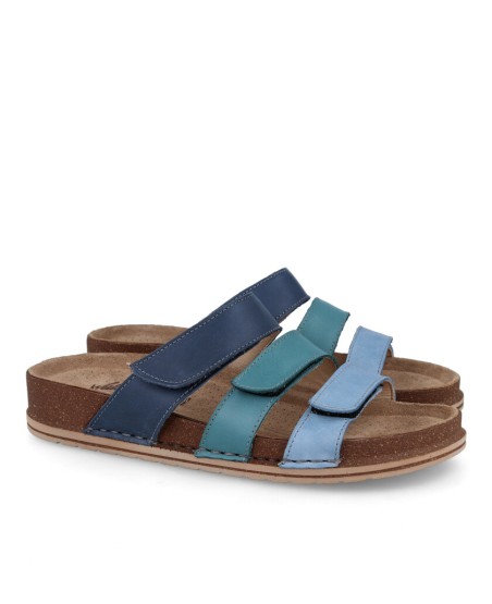 Sandalia azul Walk & Fly Frejus 7447 50630 A5
