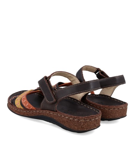 Brown sandals Walk & Fly Catrina 3861 40941