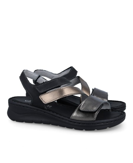 Sandalias metalizadas Walk & Fly Basilea 3066 47200 A5