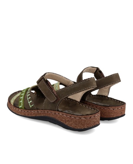 Green sandals Walk & Fly Catrina 3861 40941