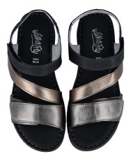 Sandalias metalizadas Walk & Fly Basilea 3066 47200 A5 Sandalias metalizadas Walk & Fly Basilea 3066 47200 A5