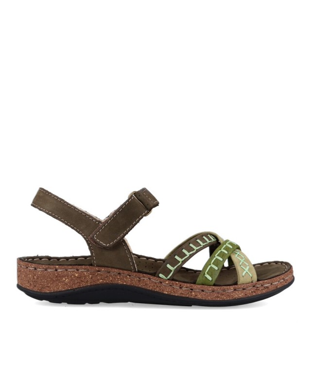 Green sandals Walk & Fly Catrina 3861 40941 Green sandals Walk & Fly Catrina 3861 40941