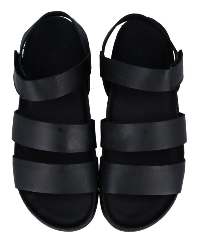 Sandalias negras Walk & Fly Newport 8385 51230