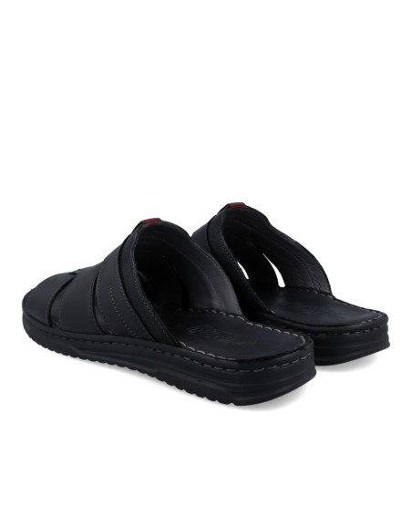 Flat black sandal Walk & Fly Homeboy 963 40090