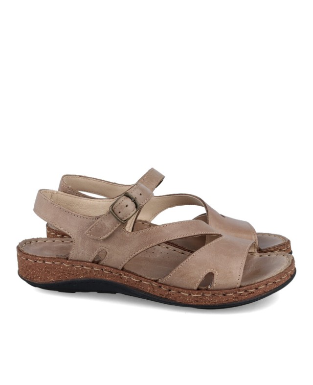 Sandalia con cuña Walk & Fly Montana 386135580 Sandalia con cuña Walk & Fly Montana 386135580