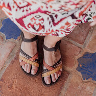 Sandalias marrones W T/P/P/P - 494