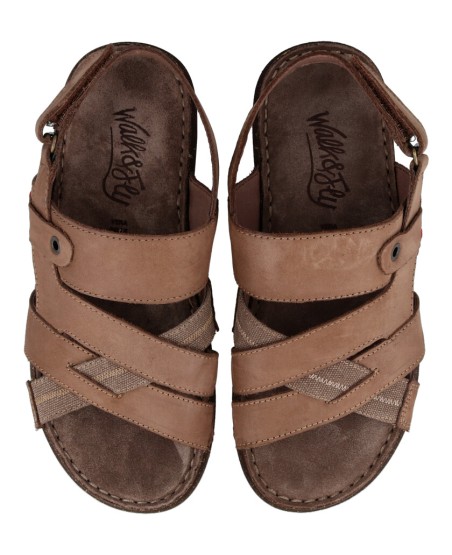 Brown sandals Walk & Fly La Rambla 680 28201