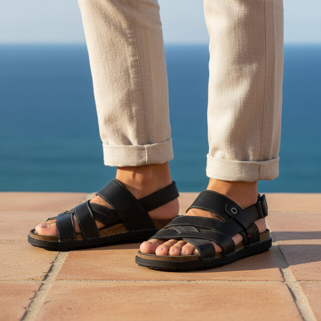 Sandalias Walk & Fly NERO - 3324