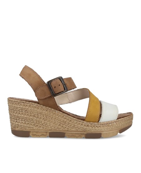 Sandalias con cuña Walk & Fly Malibu 8508 35700