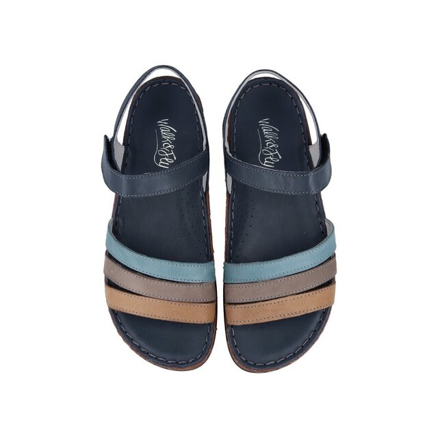 Sandalias Walk  BLU/PETROLIO/MOUSE/T - 3298
