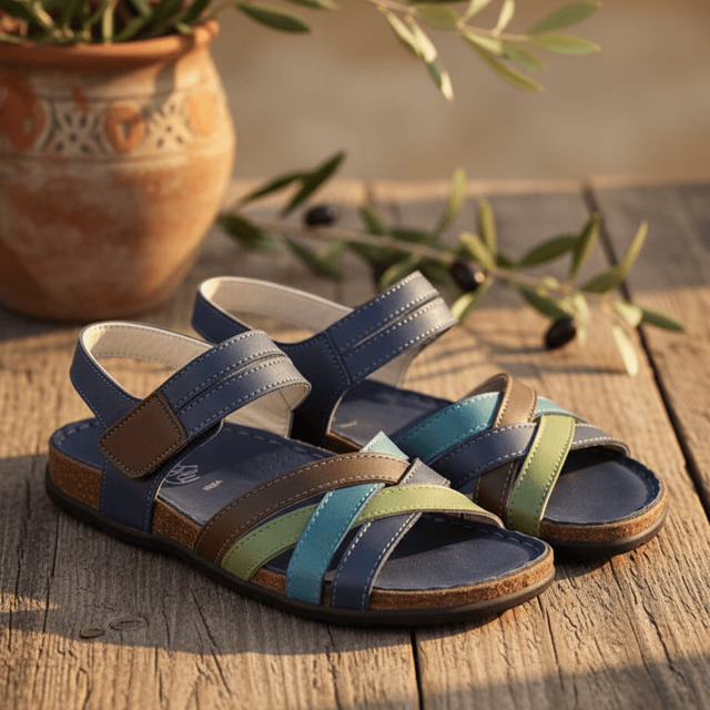Sandalias Walk & Fly BLU/TDM - bodegon_2