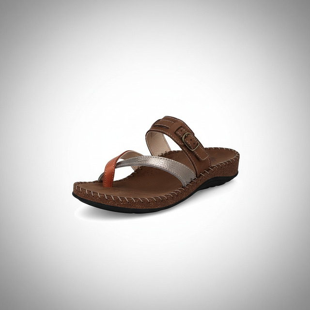 Sandalias Bio mujer  ESPRESSO/ACCIAIO/MAT - vista_3quarter