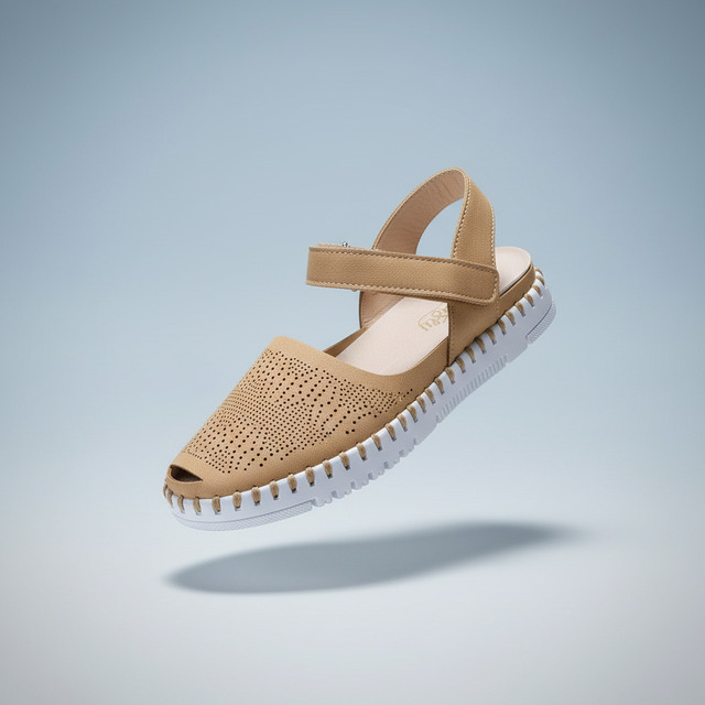 Sandalias semiabiert CAMEL - 02_floating_2