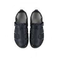 Sandalias piel Walk  NERO - 04_vista_top