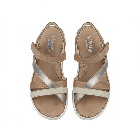 Sandalias cuña baja Walk &...