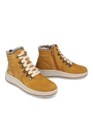 Mustard ankle boots Walk and Fly Zermatt 927-007O B3 Mustard ankle boots Walk and Fly Zermatt 927-007O B3