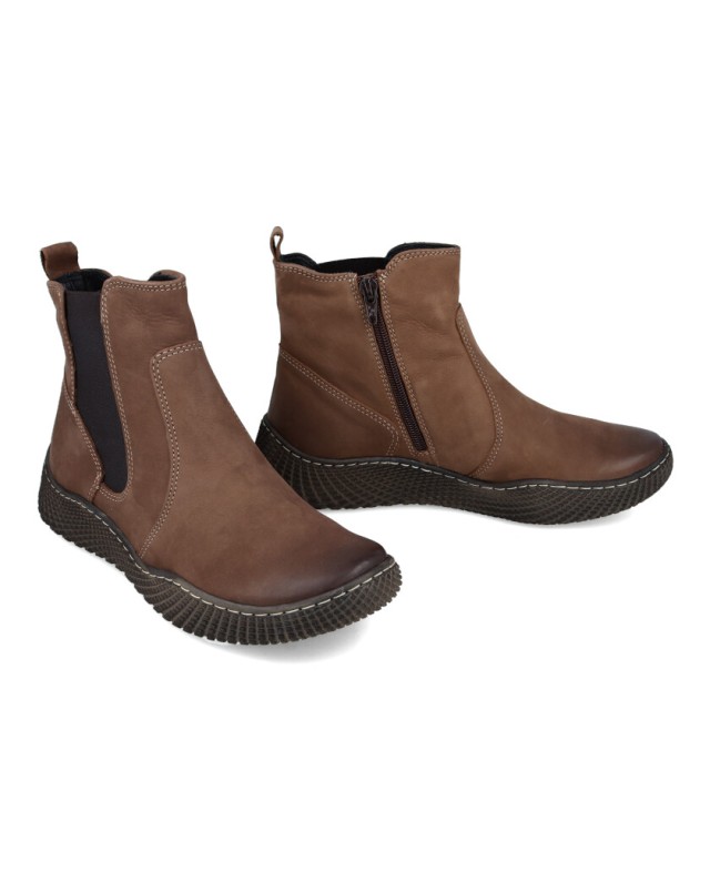 Walk and Fly flat ankle boots Ordino 882-004V B3 Walk and Fly flat ankle boots Ordino 882-004V B3