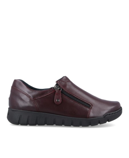 Burgundy Walk and Fly Strada Shoes 749-001B B3