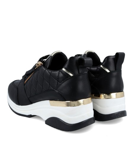 Sneaker with zipper and wedge 6282-6N B3
